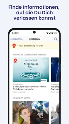 Krebs Therapie Assistent Mika android App screenshot 3